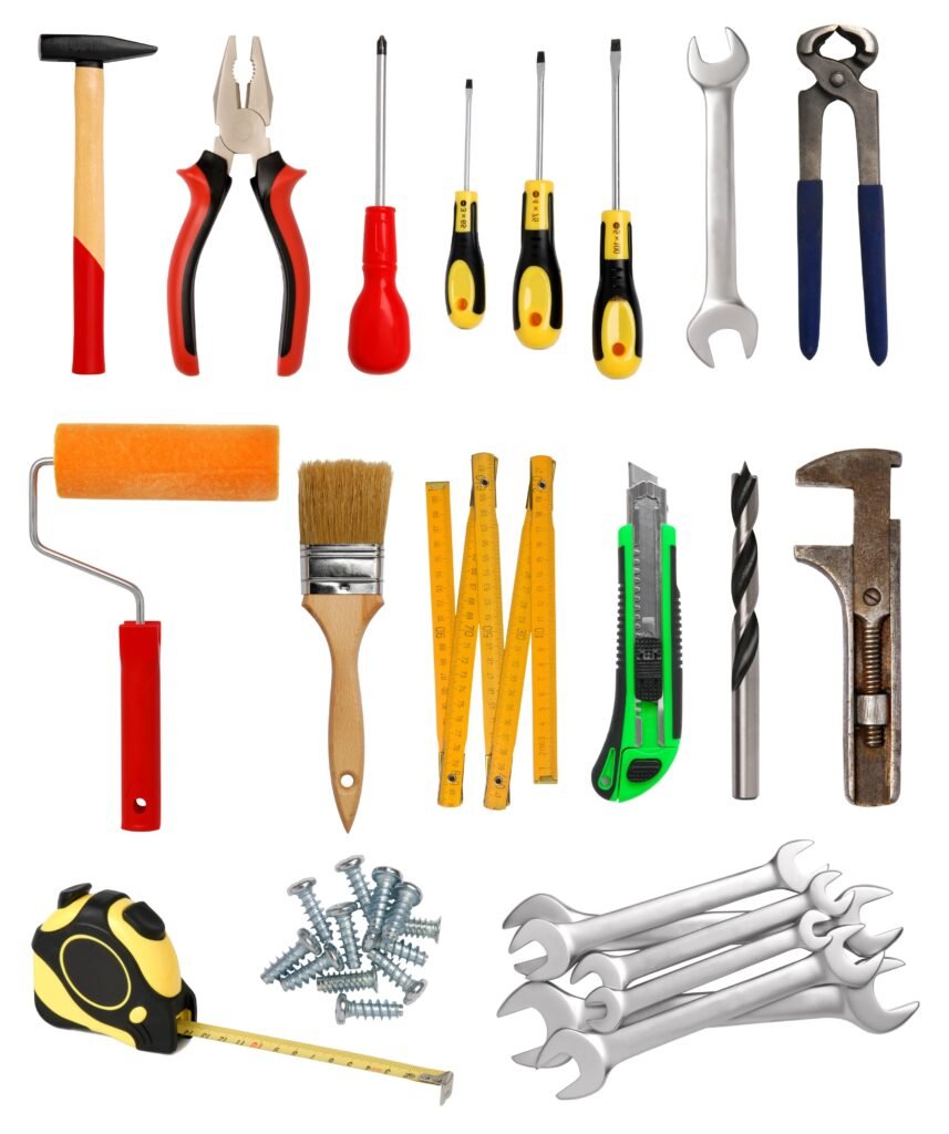 TYPES OF ITEMS Tools 857x1024